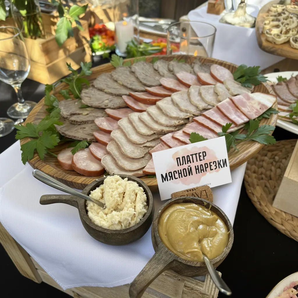 Славянская мясная нарезка